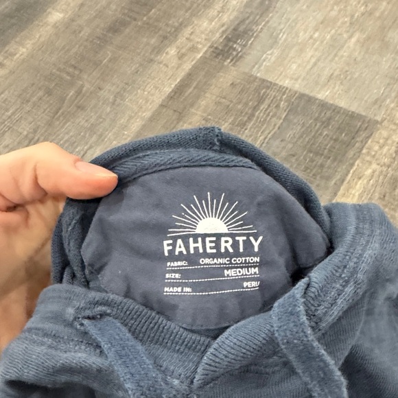 Faherty Charcoal Hoodie - Picture 2 of 2